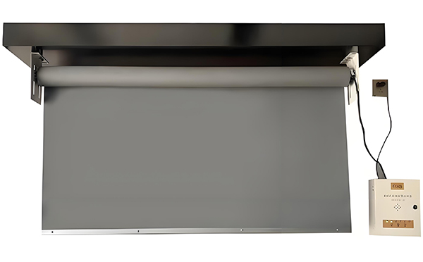 老街街道电动挡烟垂壁