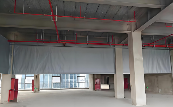 老街街道防火布挡烟垂壁