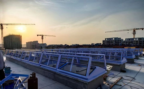 消防老街街道排烟窗工作原理